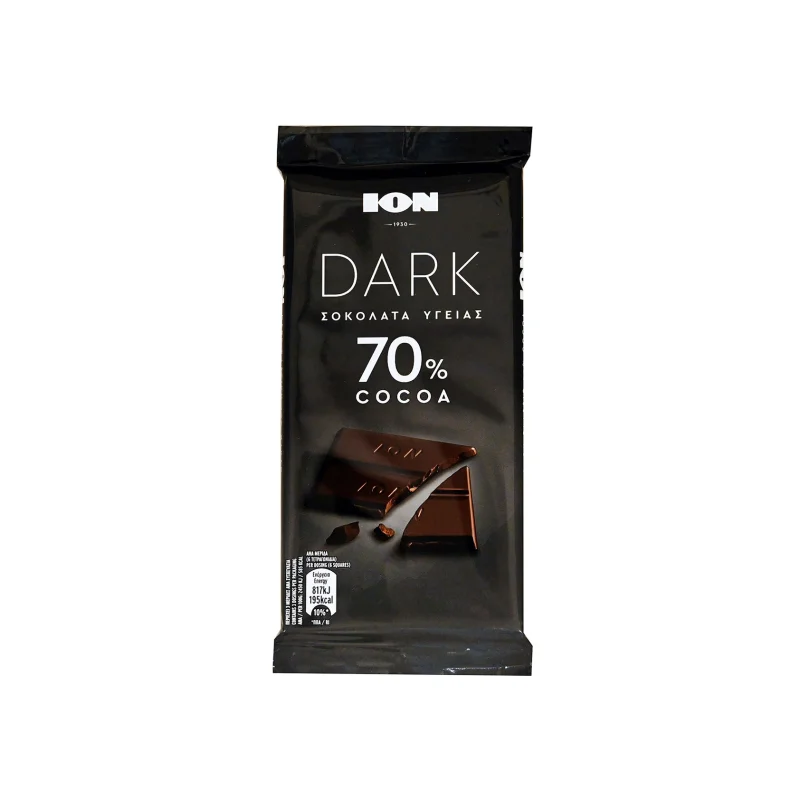 Ιον σοκολάτα υγείας 70% κακάο 90g