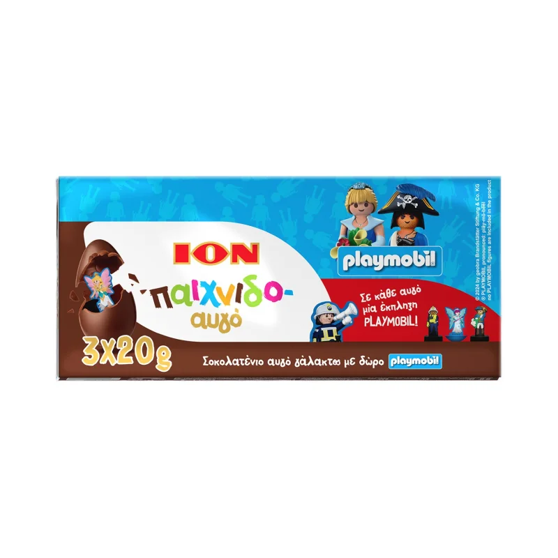 ΙΟΝ Παιχνιδοαυγό Σοκολατένιο 3x20g