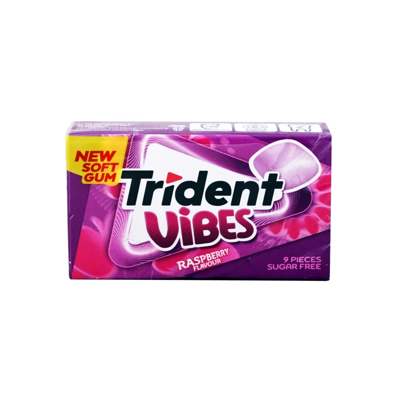 Trident Vibes τσίχλες raspberry 21g