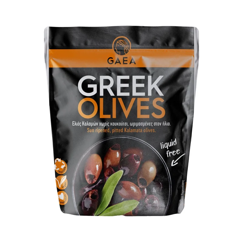 Ελιές Καλαμών GAEA χωρίς Κουκούτσι Vegan 150g