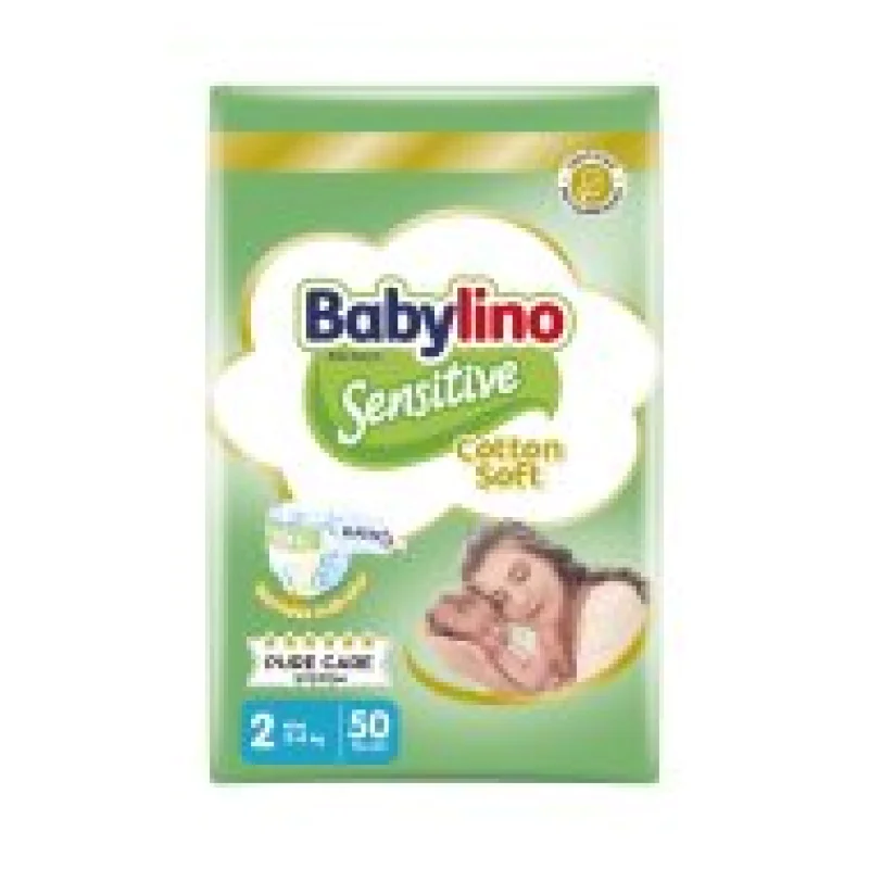 Sensitive Πάνες Cotton Soft Νο2 Mini 3-6kg 50τεμ