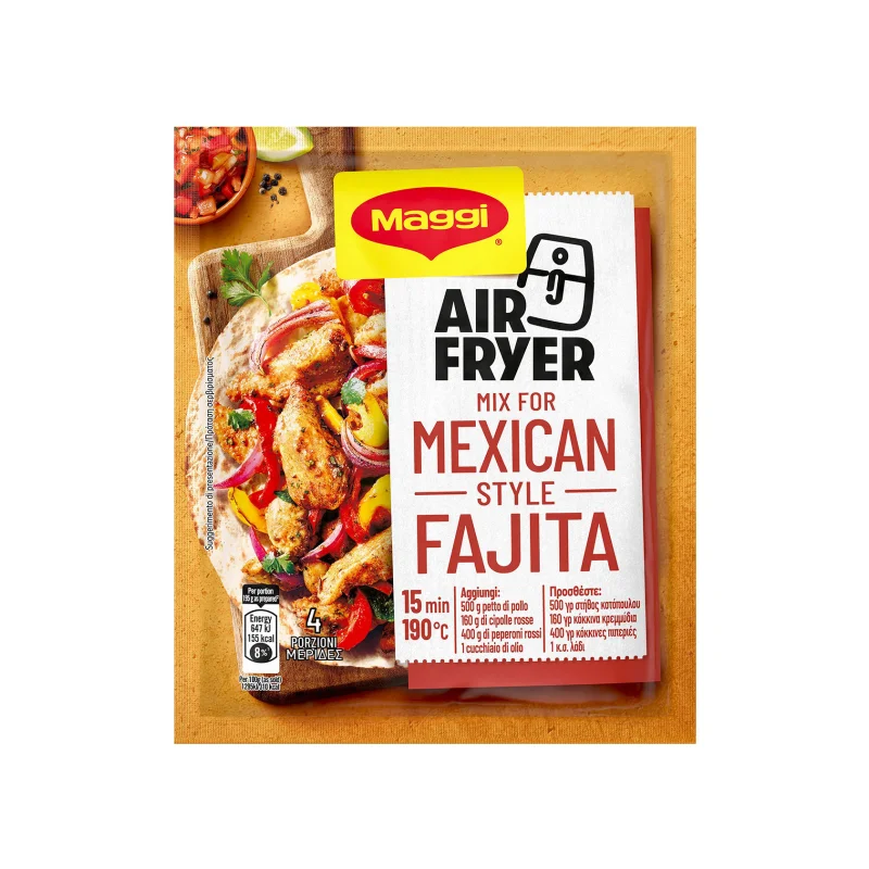 Maggi Air fryer μείγμα για πανάρισμα mexican style fajita 27g