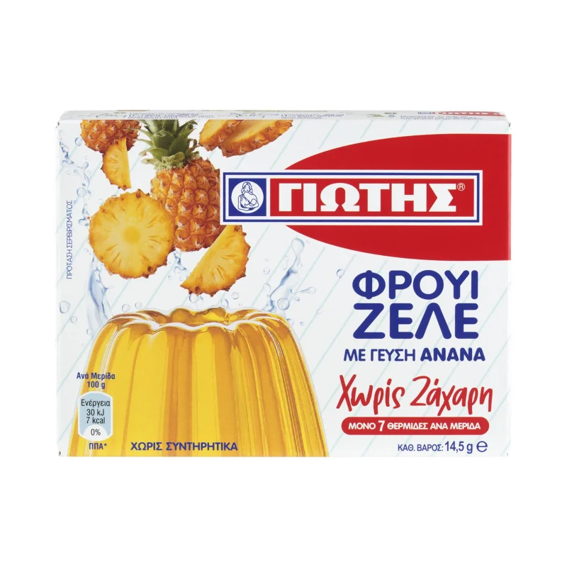 ΓΙΩΤΗΣ Φρουί Ζελέ με γεύση Ανανά Χωρίς ζάχαρη 14,5g