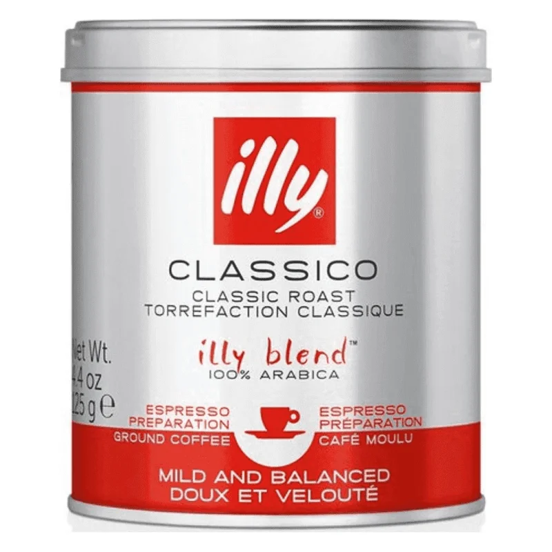 Illy Καφές Espresso Classico Αλεσμένος 125γρ.