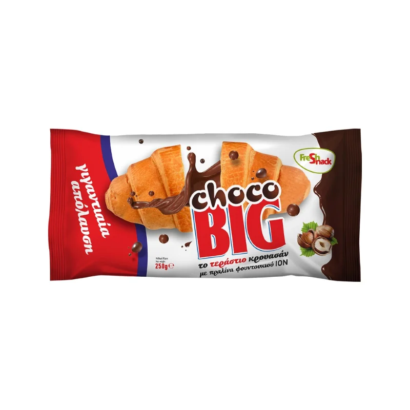 CHOCO BIG 250G ΚΡΟΥΑΣΑΝ ΜΕ ΓΕΜΙΣΗ ΚΑΚΑΟ