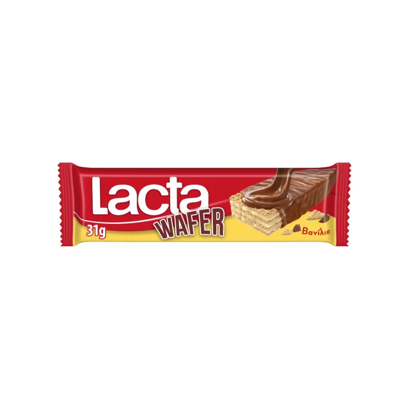 LACTA Γκοφρέτα Σοκολάτα Βανίλια 31g