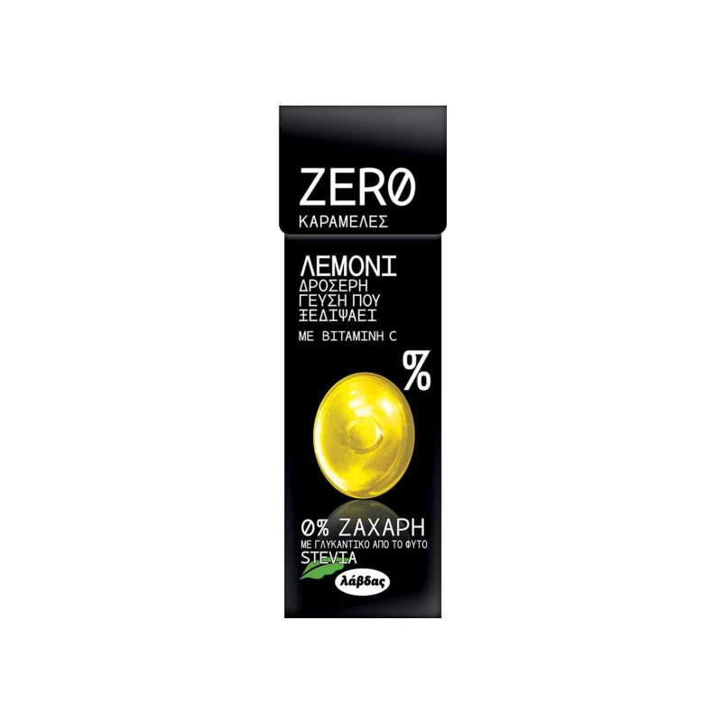 Λάβδας Zero 0% καραμέλες λεμονι με βιταμίνη C 32g