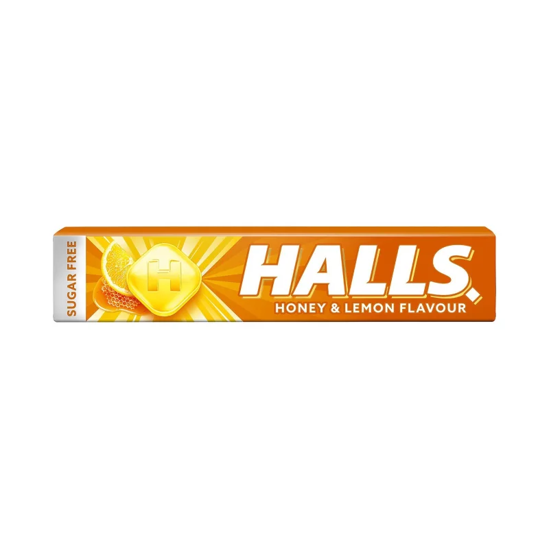 HALLS Καραμέλες με γεύση Μέλι & Λεμόνι Χωρίς ζάχαρη 32g