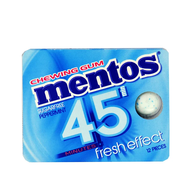 Mentos 45 minutes fresh effect τσίχλες peppermint 18g