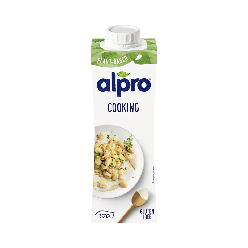 ALPRO Cooking Κρέμα Μαγειρικής Σόγιας Vegan Χωρίς γλουτένη Χωρίς λακτόζη 250ml