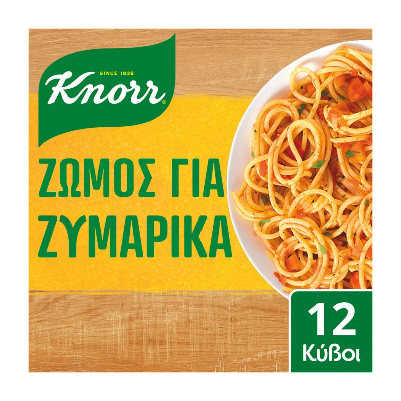Knorr Κύβοι Ζωμού Για Ζυμαρικά 12 x 10 gr
