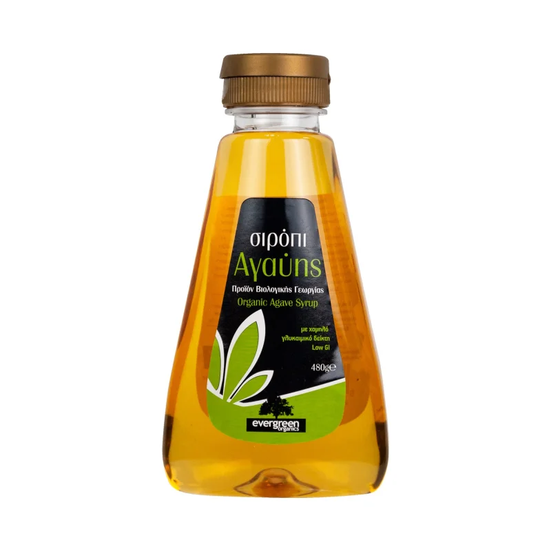 EVERGREEN Σιρόπι Αγαύης Βιολογικό 480g