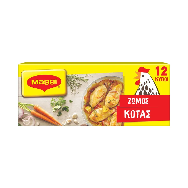 MAGGI Ζωμός Κότας 12 κύβοι 120g