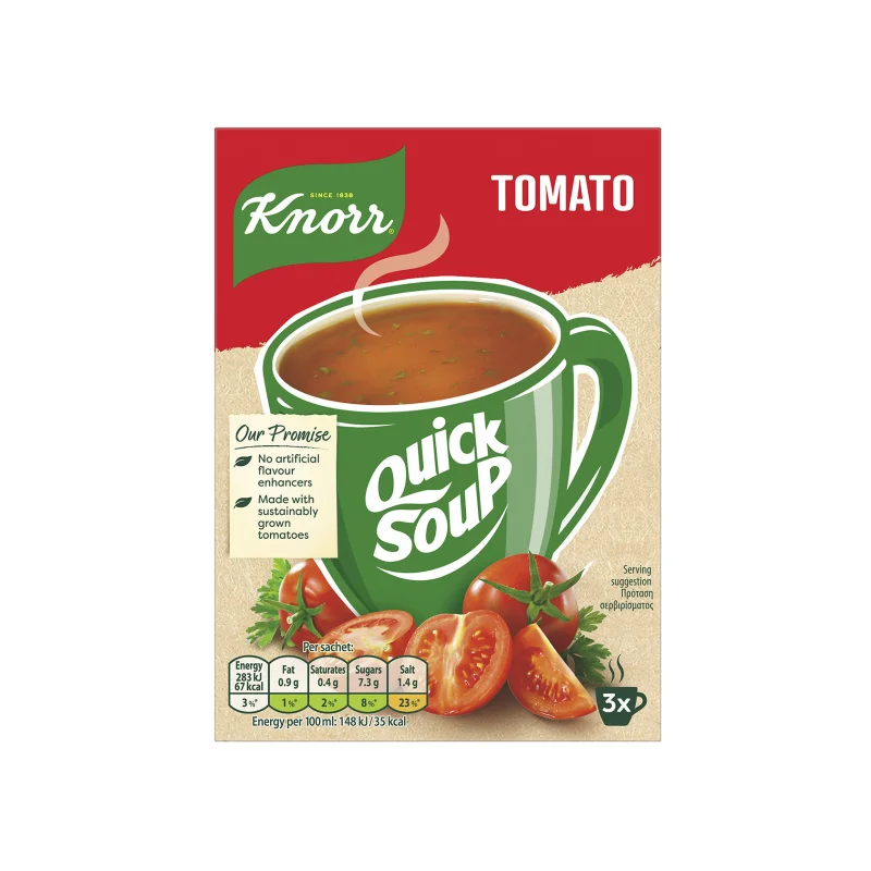 Knorr Quick Soup σούπα στιγμής τομάτας 3x20g