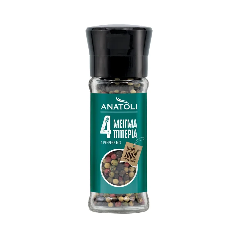 ANATOLI 4 Πιπέρια Μύλος 36g