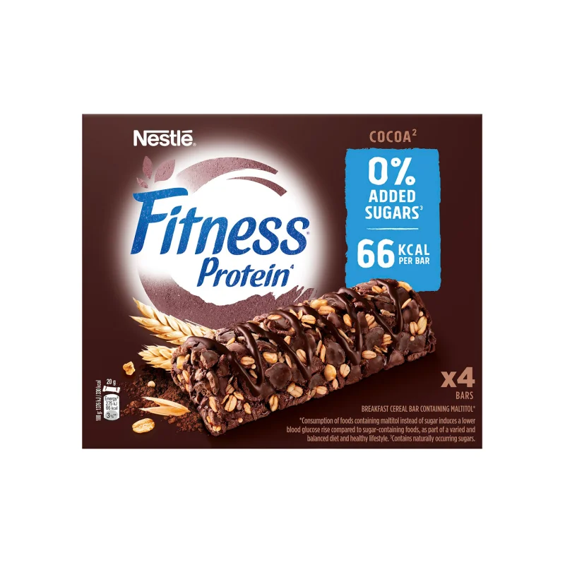 Fitness Protein bars μπάρα πρωτεΐνης cocoa 4x20g
