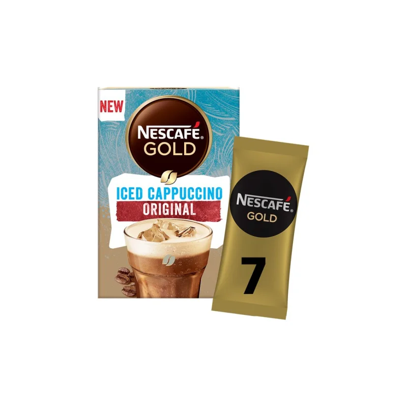 Nescafe Στιγμιαίος Καφές Iced Cappuccino σε φακελάκια Gold (7 τεμ)