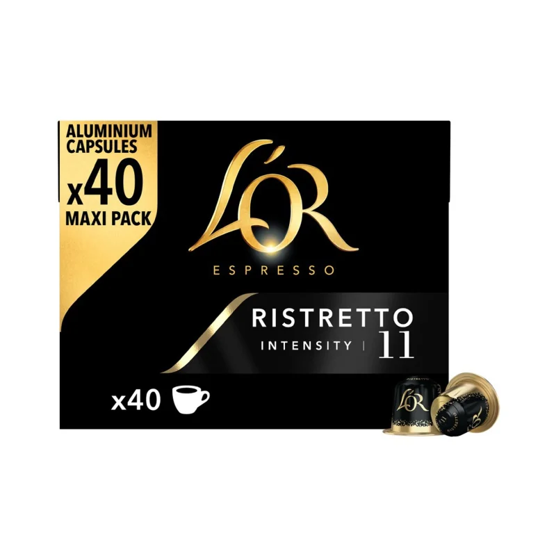 L'OR Καφές Espresso Ristretto 40 κάψουλες συμβατές με μηχανή Nespresso 208g