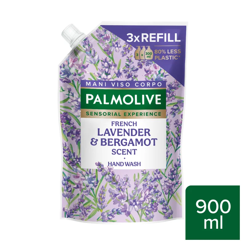 Palmolive Υγρό Κρεμοσάπουνο Αντ/κό Λεβάντα & Περγαμόντο 900 ml