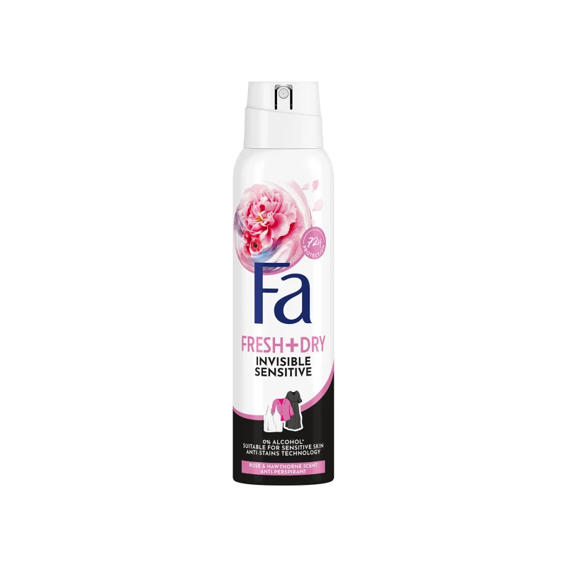 Fa Invisible αποσμητικό σώματος sensitive 150ml