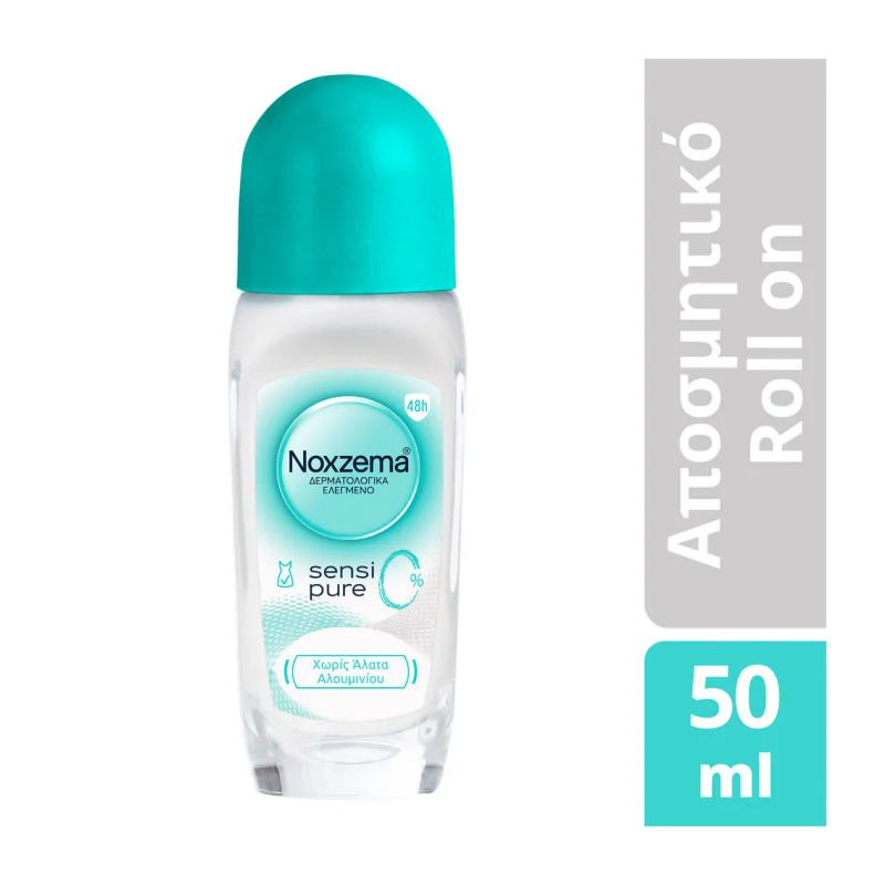 NOXZEMA Αποσμητικό Roll On Sensi Pure 0% 50ml