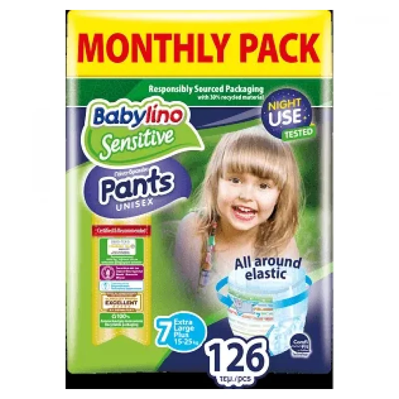 Sensitive Pants Monthly Pack Νο7 (15-25kg) 126τεμ