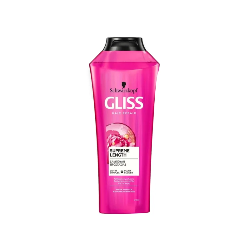 Schwarzkoph Gliss supreme length σαμπουάν μαλλιών μακριά, εύθραστα μαλλιά με λιπαρές ρίζες 400ml