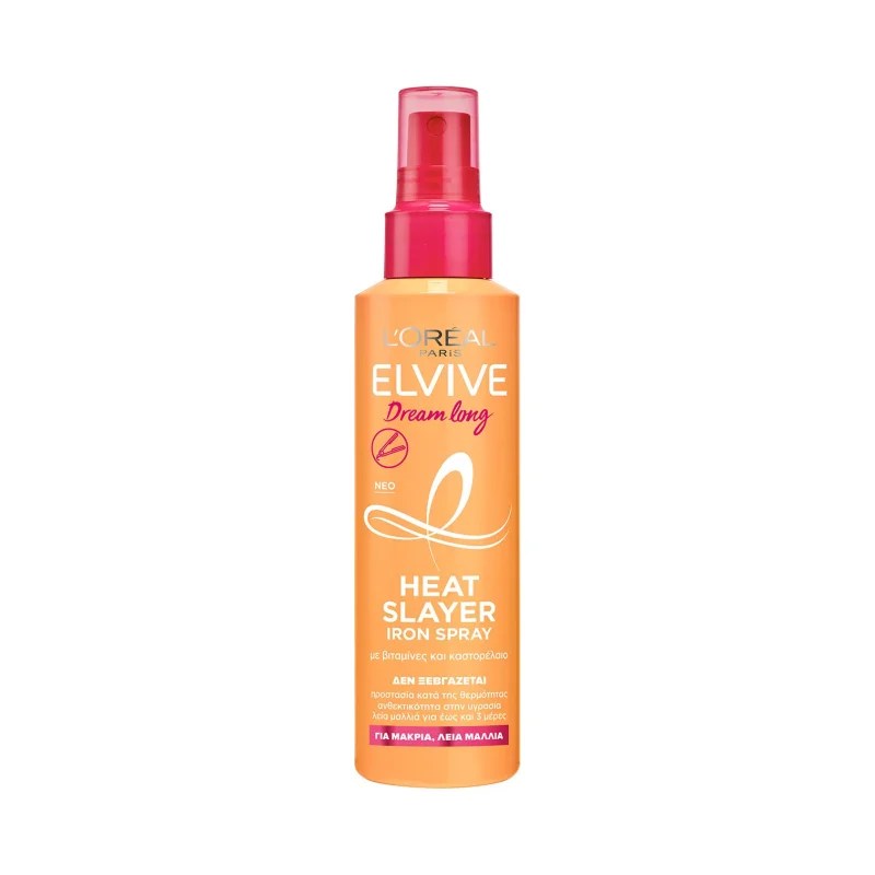 ELVIVE Dream Long Heat Slayer Iron Σπέι Προστασίας κατά της Θερμότητας για Μακριά & Λεία Μαλλιά 150ml