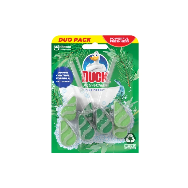 DUCK WC Block Active Clean Pine Forest 2*38.6gr