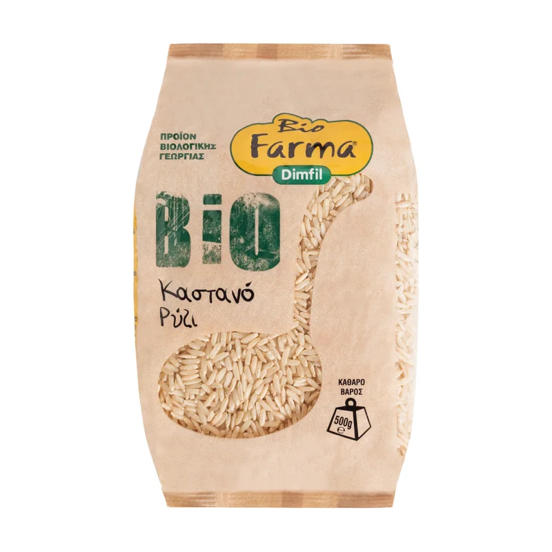 Bio Farma Ρύζι Καστανό Βιολογικό (500 g)