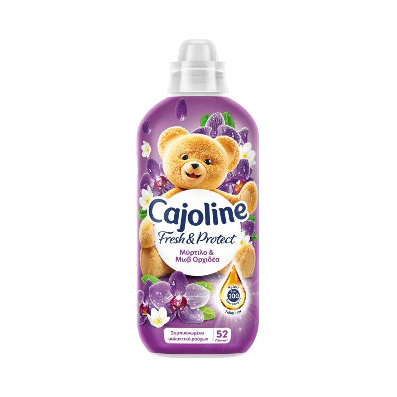 CAJOLINE Intense Care Μαλακτικό Ρούχων Συμπυκνωμένο Μύρτιλο & Μoβ Ορχιδέα 52 πλύσεις