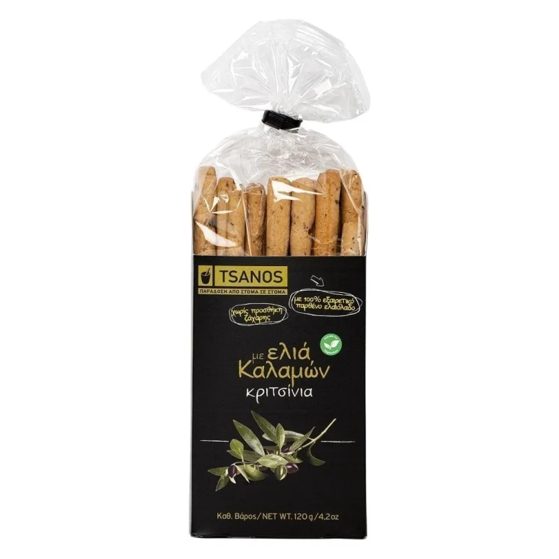 Κριτσίνια με Ελιά Καλαμών 120gr