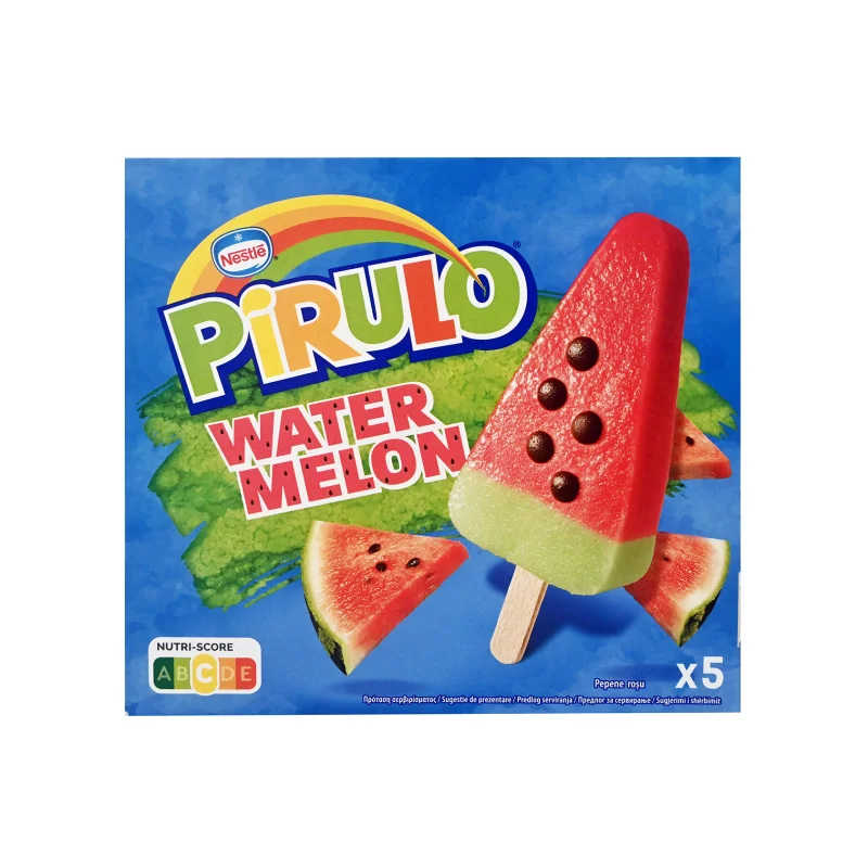 Pirulo παγωτό πολυσυσκευασία καρπούζι ξυλάκι 5x73ml