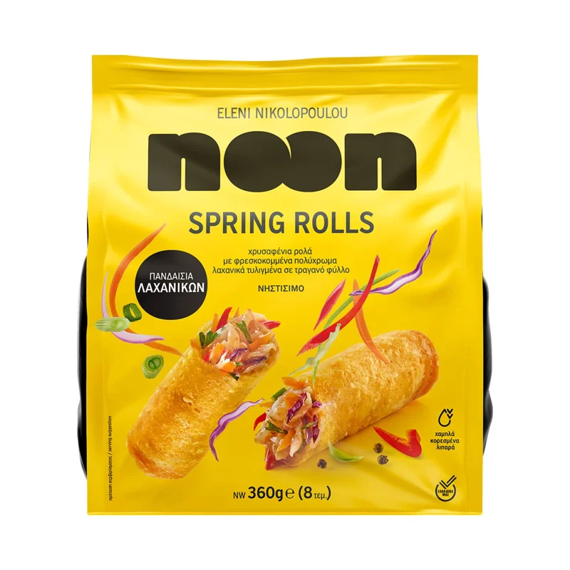 Spring Rolls NIKOLOPOULOU Noon Πανδαισία Λαχανικών Vegan 8τεμ 360g