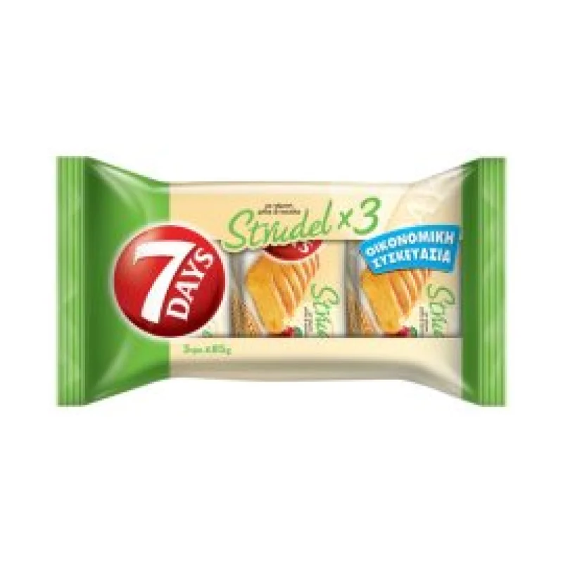 Strudel x3 με γέμιση Μήλο & Κανέλα 3x85gr