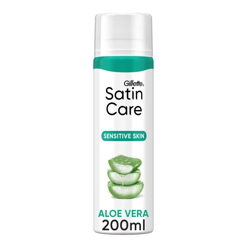 GILLETTE Gel Ξυρίσματος Satin Care Sensitive Skin 200ml