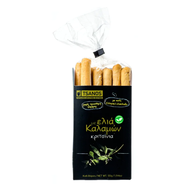 Κριτσίνια με Ελιά Καλαμών 55gr