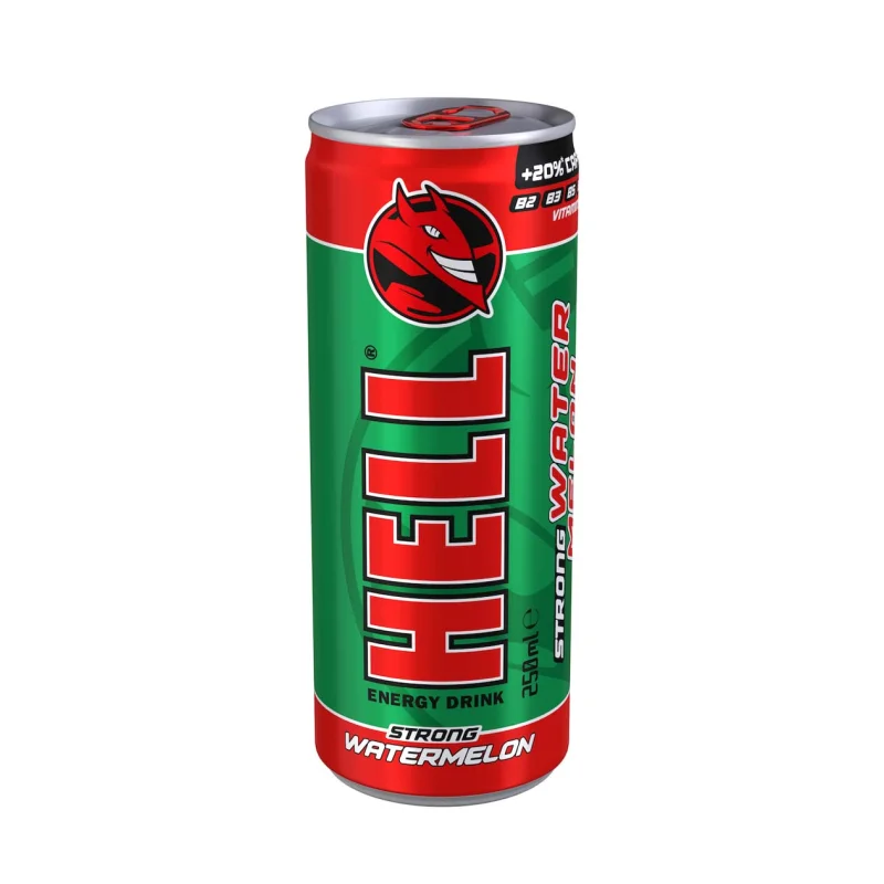 HELL Ενεργειακό Ποτό Strong Καρπούζι Κουτί 250ml