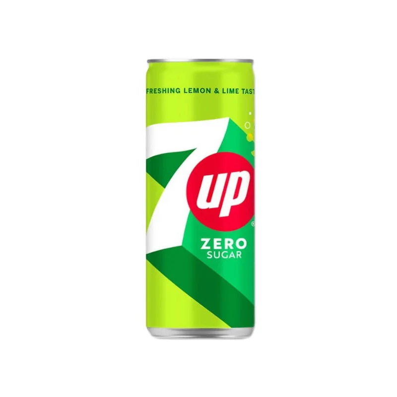 7up Zero sugar αναψυκτικό lemon & lime 330ml