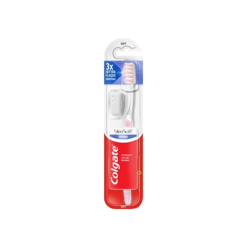 Colgate Οδοντόβουρτσα Slim Soft White Μαλακή (1τεμ)