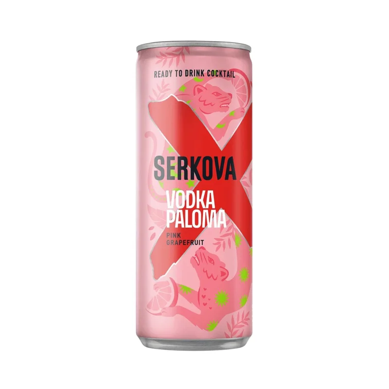 SERKOVA Vodka Paloma Κοκτέιλ με Pink Grapefruit 250ml