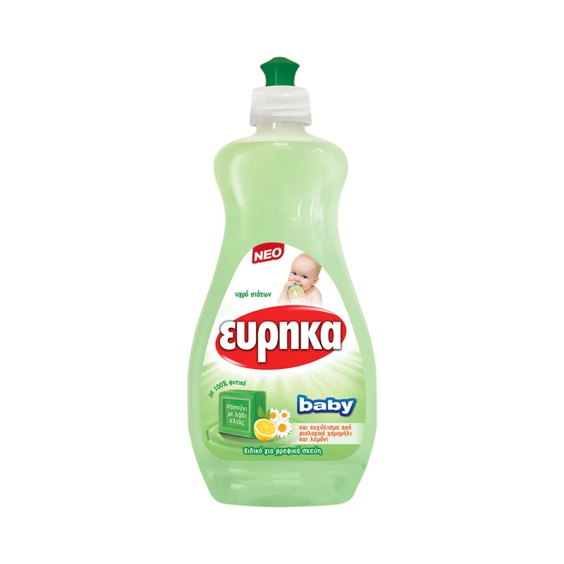 ΕΥΡΗΚΑ Baby Απορρυπαντικό Πιάτων Υγρό 500ml