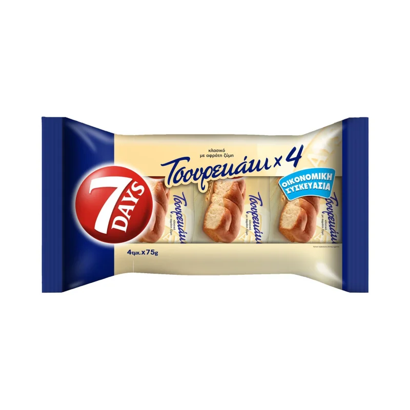Τσουρεκάκι x4 Κλασικό 4x75gr