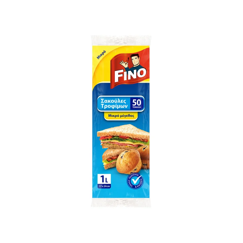 Fino No. 100 σακούλες τροφιμωn μικρό μέγεθος 50τεμ