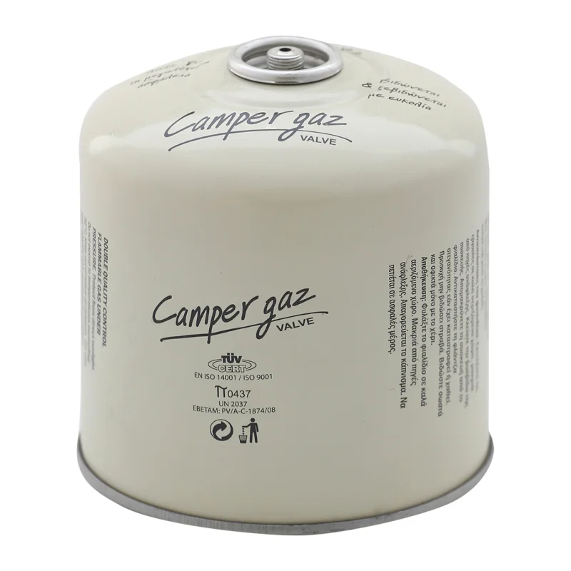 CAMPER GAZ 500G ΦΙΑΛΙΔΙΟ ΜΕ ΒΑΛΒΙΔΑ ΑΣΦΑΛΕΙΑΣ