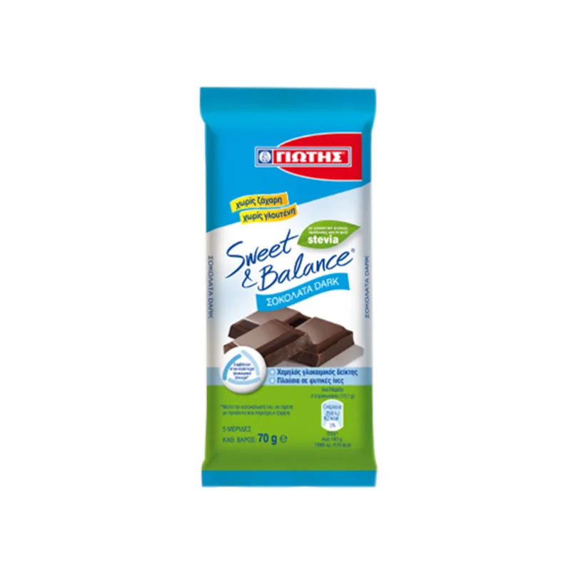 Γιώτης Sweet & Balance σοκολάτα 70g