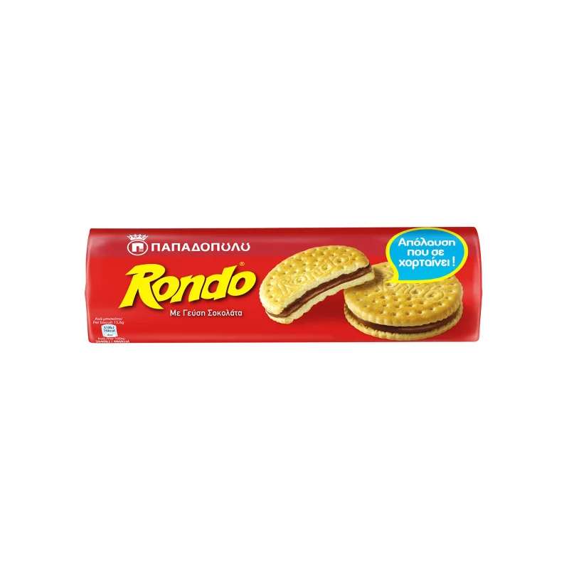 Rondo μπισκότα γεμιστά μπισκότα 250g