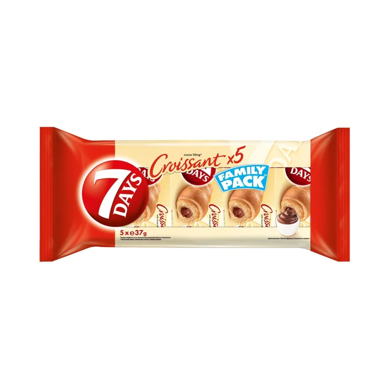 Κρουασάν x5 με γέμιση Κρέμα Κακάο 5x37gr