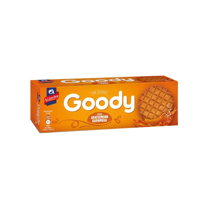 Αλλατίνη Goody μπισκότα αλατισμένη καραμέλα 185g