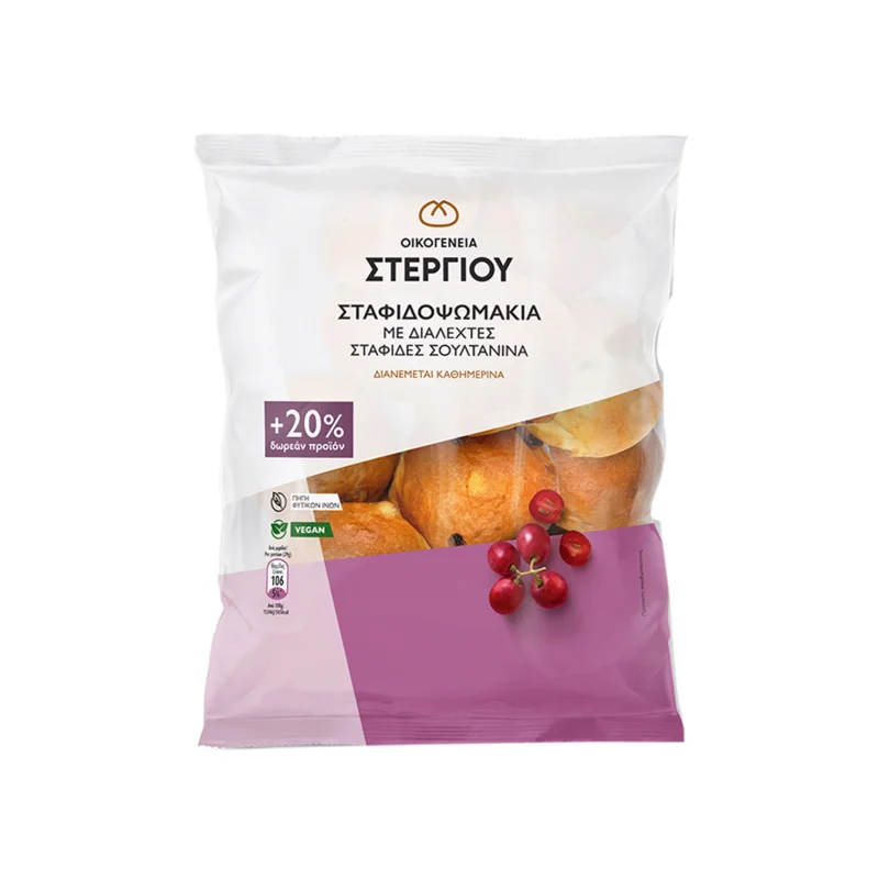 Οικογένεια Στεργίου σταφιδοψωμάκια 290g